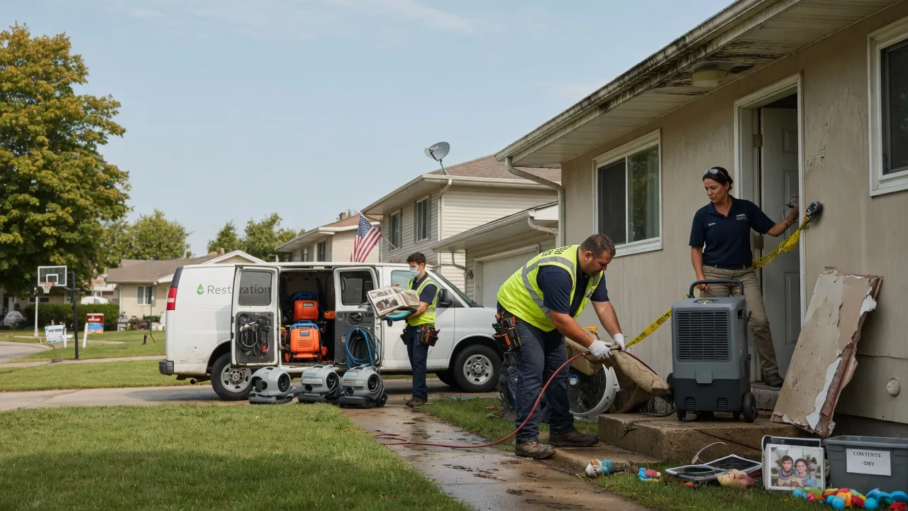 Water Damage Restoration in Murdock, IL near me